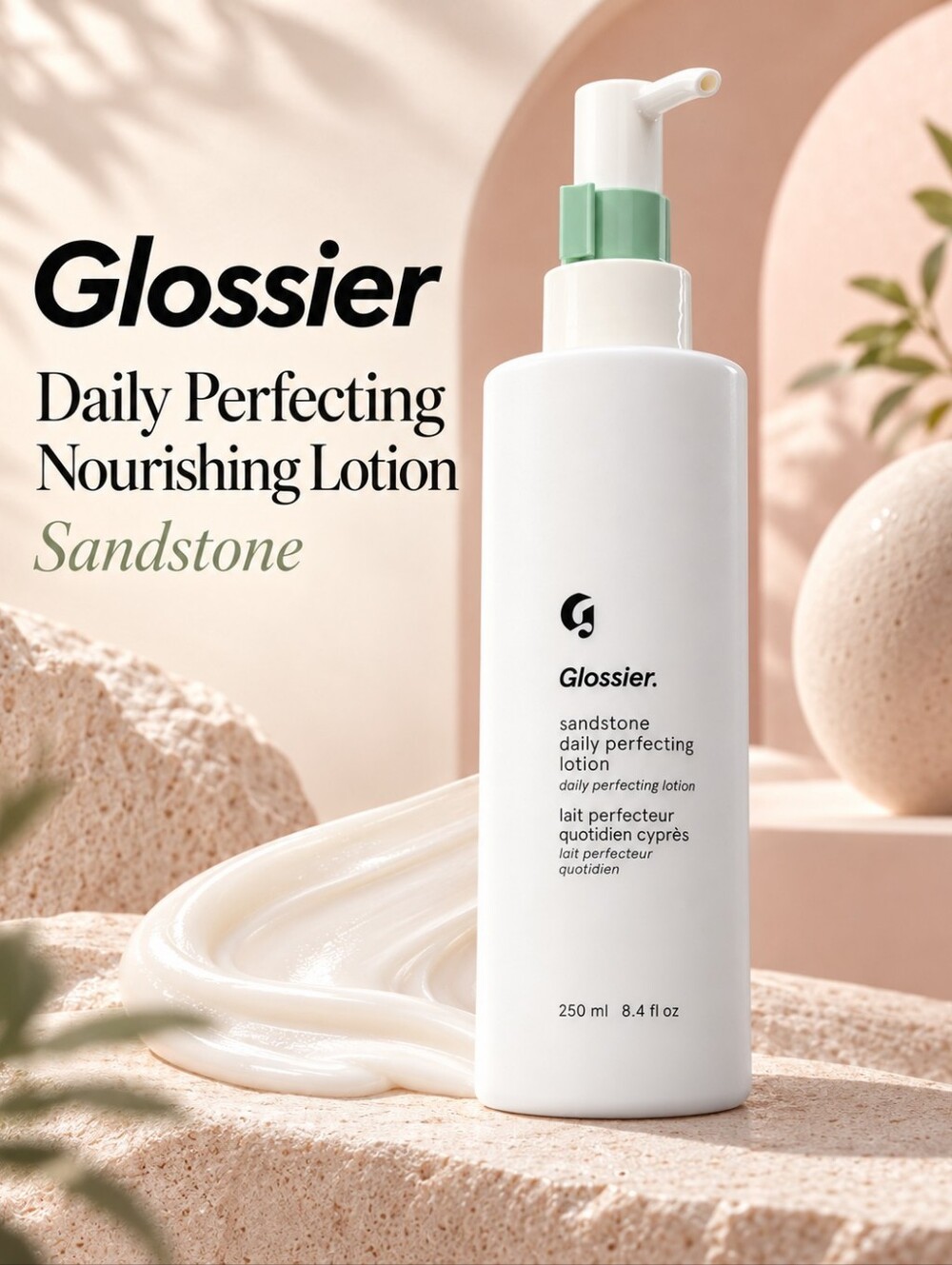 Glossier Daily Perfecting Nourishing Lotion – Sandstone